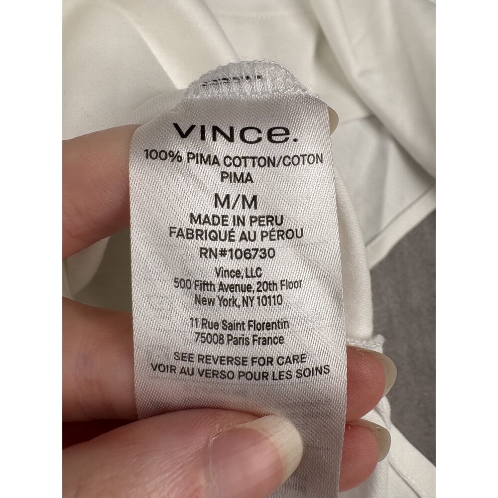 Vince Sleeveless Maxi Dress‎ Square Neck Tie Waist Size M - Picture 5 of 10